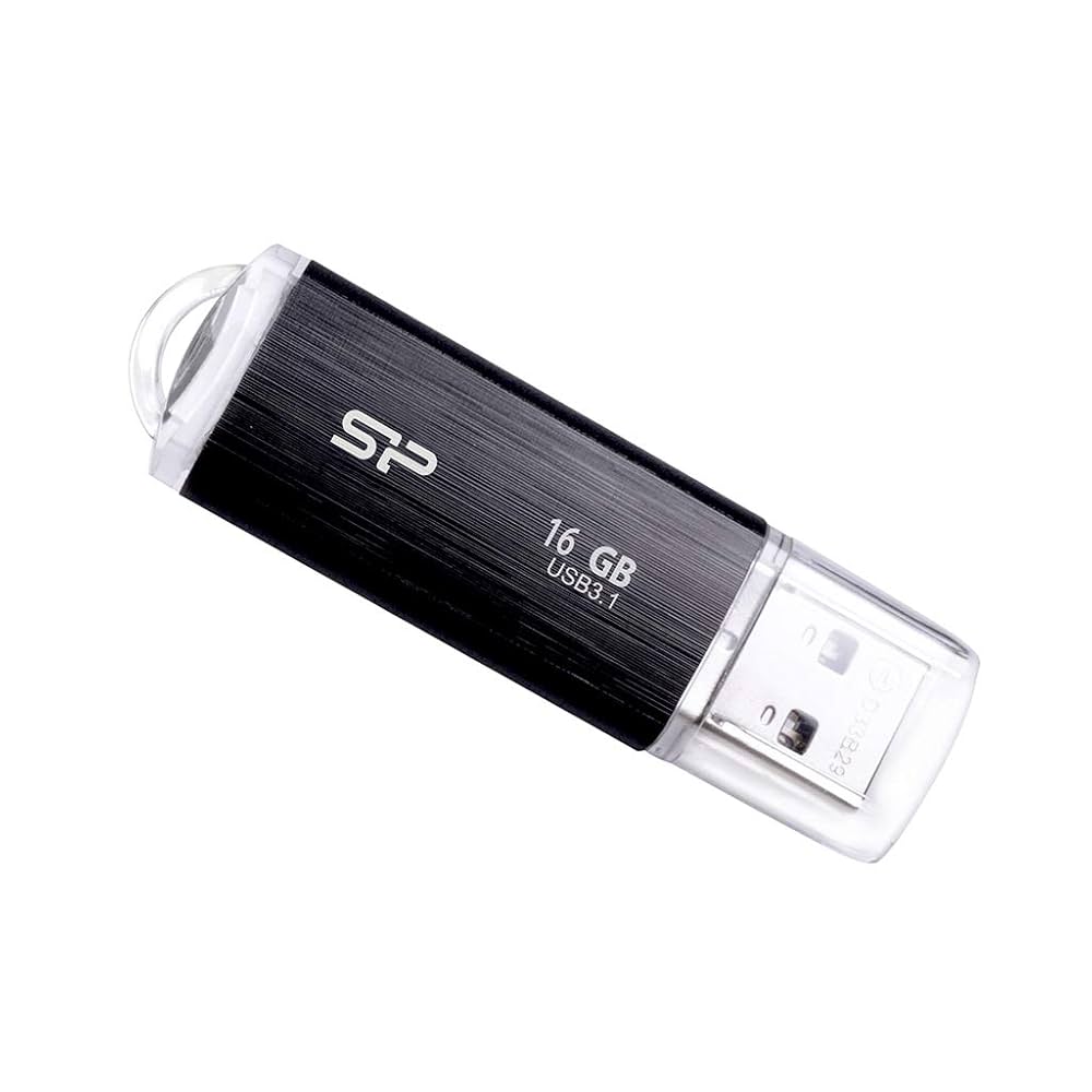 (未使用･未開封品)　シリコンパワー USBメモリ 16GB USB3.1 & USB3.0 ヘアライン仕上げ 永久保証 Blaze B02 SP016GBUF3B02V1K df5ndr3 Amazon | SP Silicon Power シリコンパワー USBメモリ 16GB USB3
